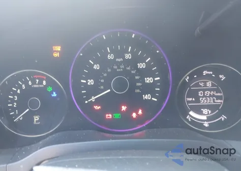 2016 Honda Hr-V Ex из США, поврежденный, VIN 3CZRU5H53GM728681